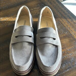 Anne Klein Suede Loafers